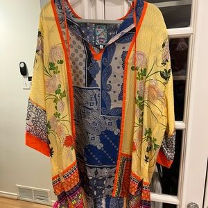 Johnny Was! Amazing silk kimono size S (runs large)